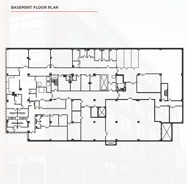 Basement Floor Plan 801 West Baltimore Street UMBioPark Basement Floor Plan