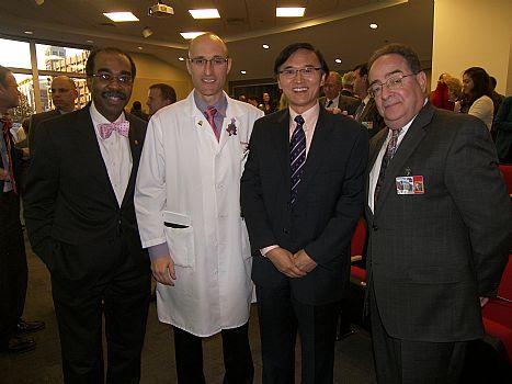 Dean Reece, Dr. Regine, Dr. Yu, Dr. Perman