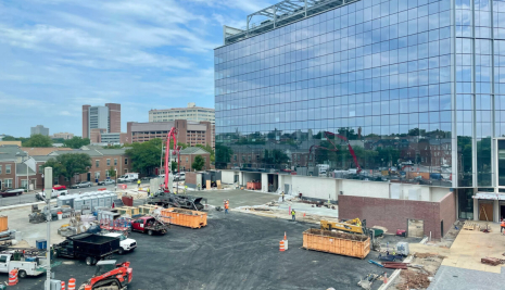 The new 4MLK building under construction