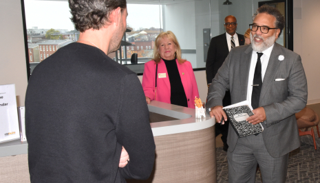 (l-r) Mark VanderZyl, Director of Connect Labs Baltimore, and Harry Coker Jr.